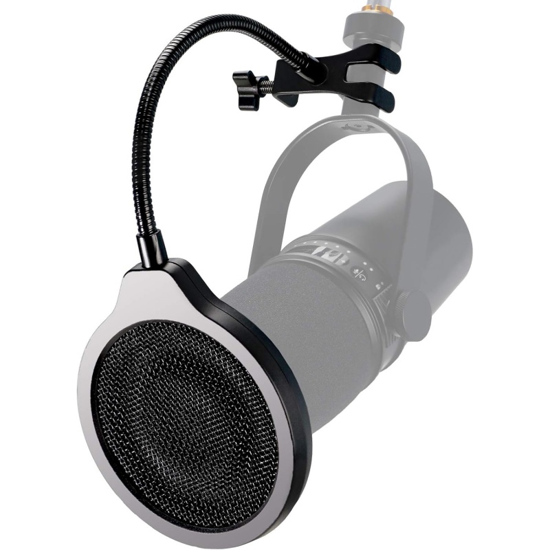 Shure Mic Mv7 - فلتر صوت معدني لميكروفون شور MV7
