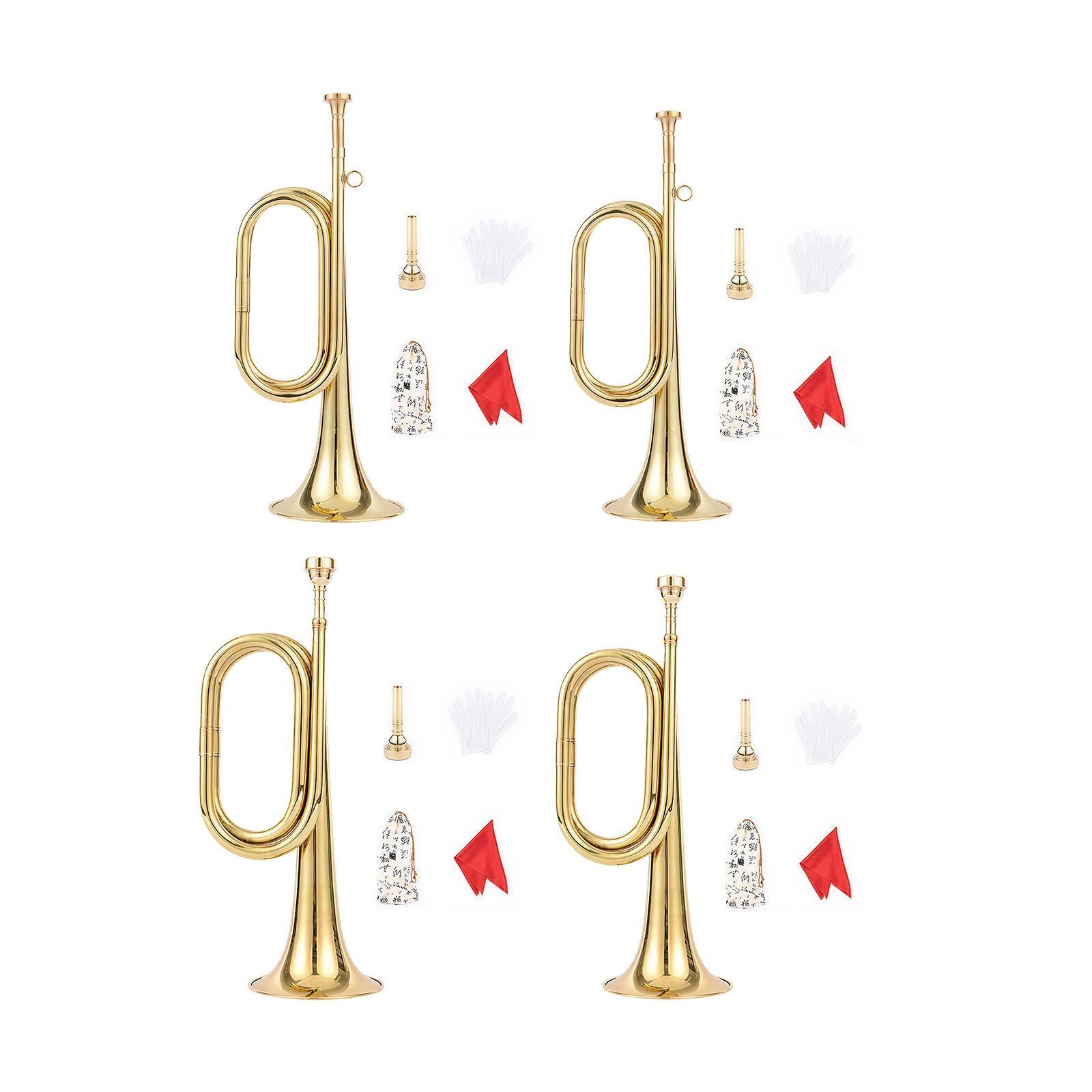 بوق نحاسي للعزف، آلة موسيقية ل - مراجعة Musical Instrument Bugle وسعره