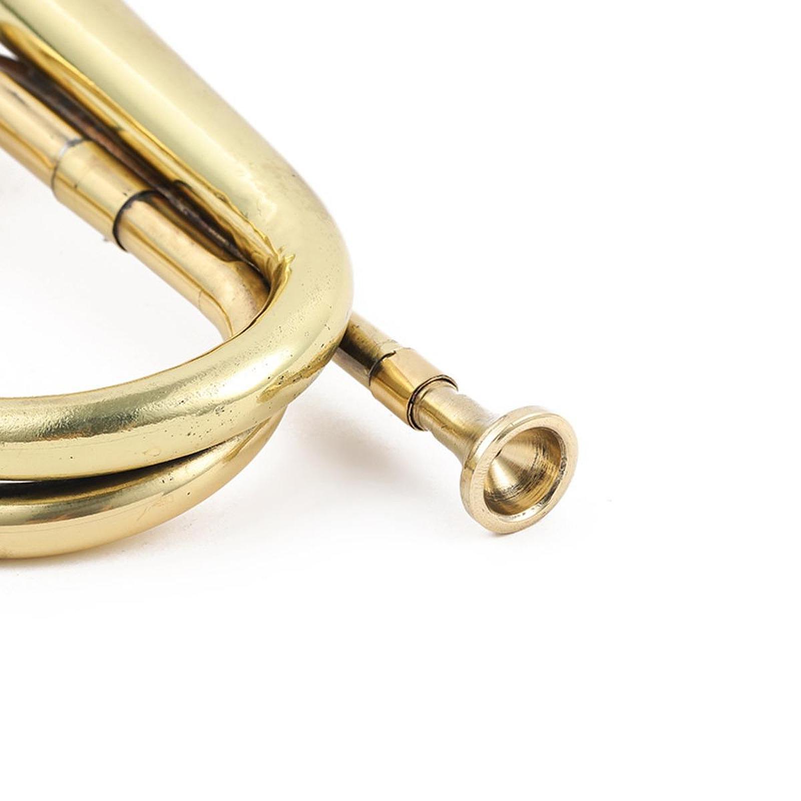 آلة نفخ بوق مصنوعة بحرفية عالي - مراجعة Musical Instrument Bugle وسعره