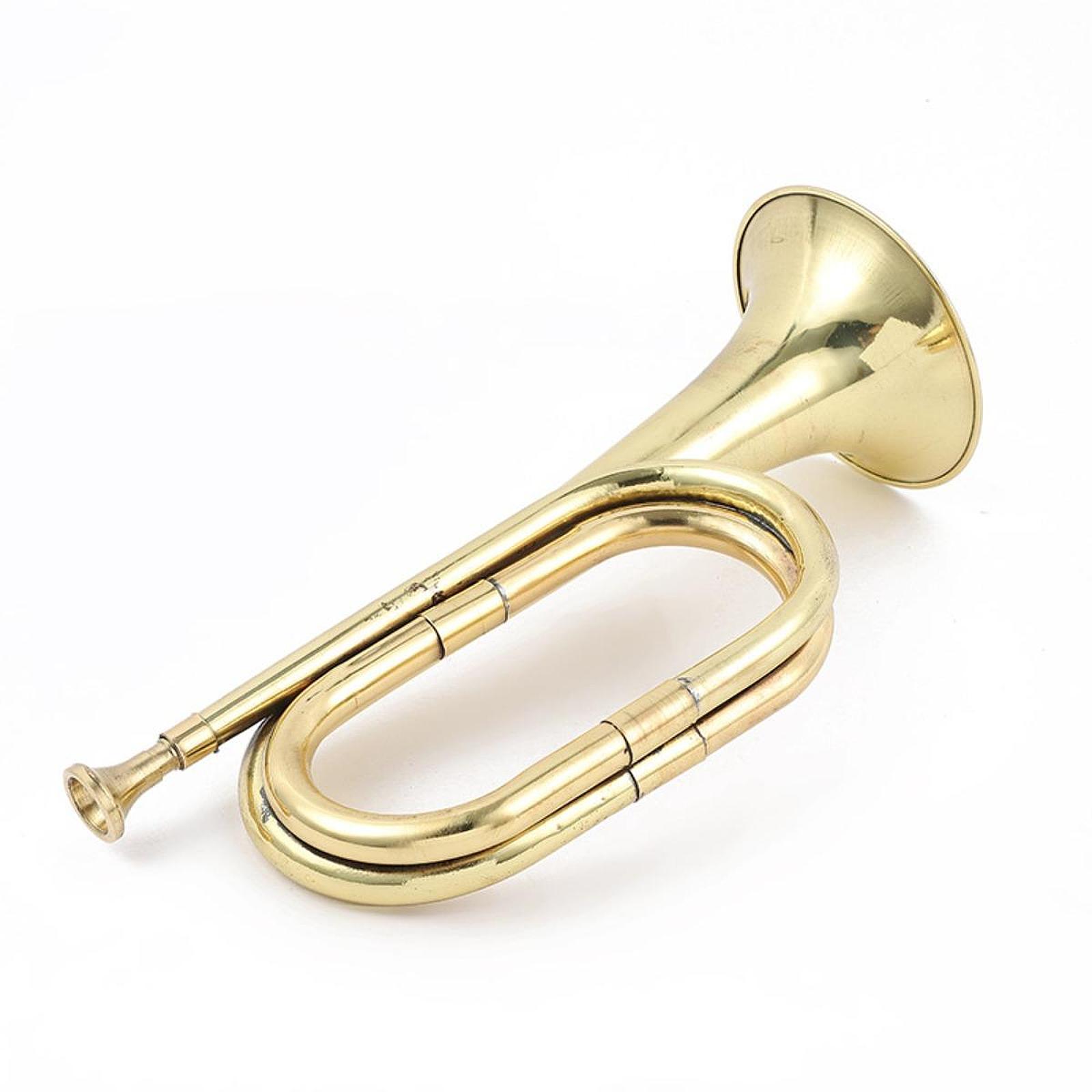 آلة نفخ بوق مصنوعة بحرفية عالي - مراجعة Musical Instrument Bugle وسعره