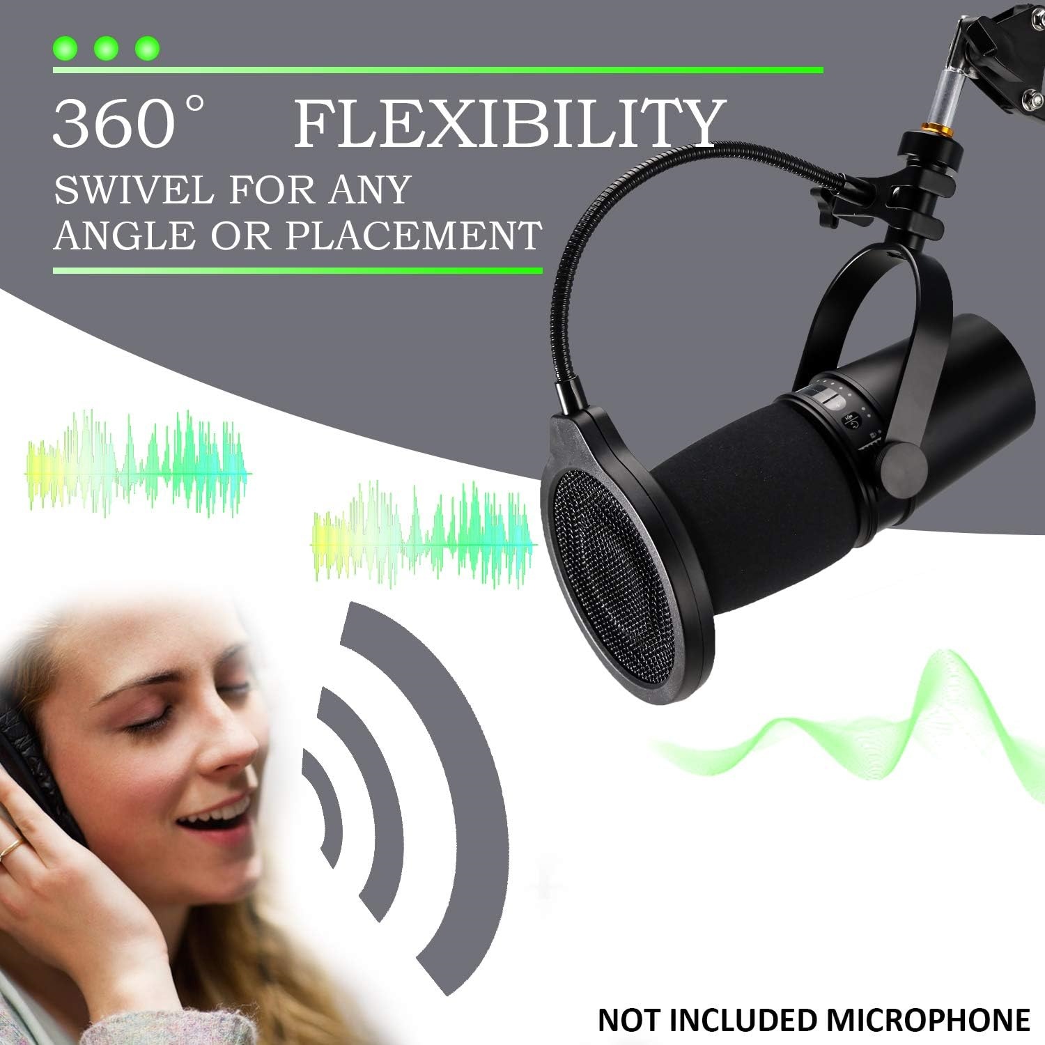 فلتر صوت معدني لميكروفون شور M - مراجعة Shure Mic Mv7 وسعره