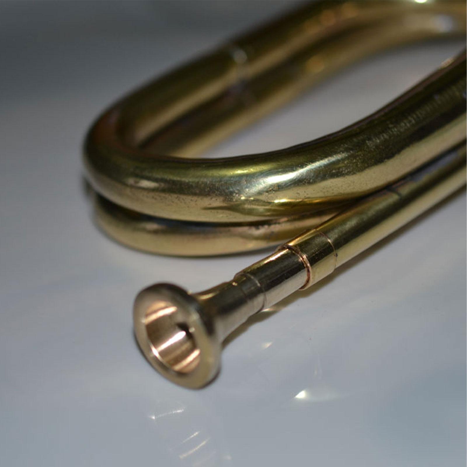 بوق نحاسي من الصفائح المعدنية، - مراجعة Musical Instrument Bugle وسعره