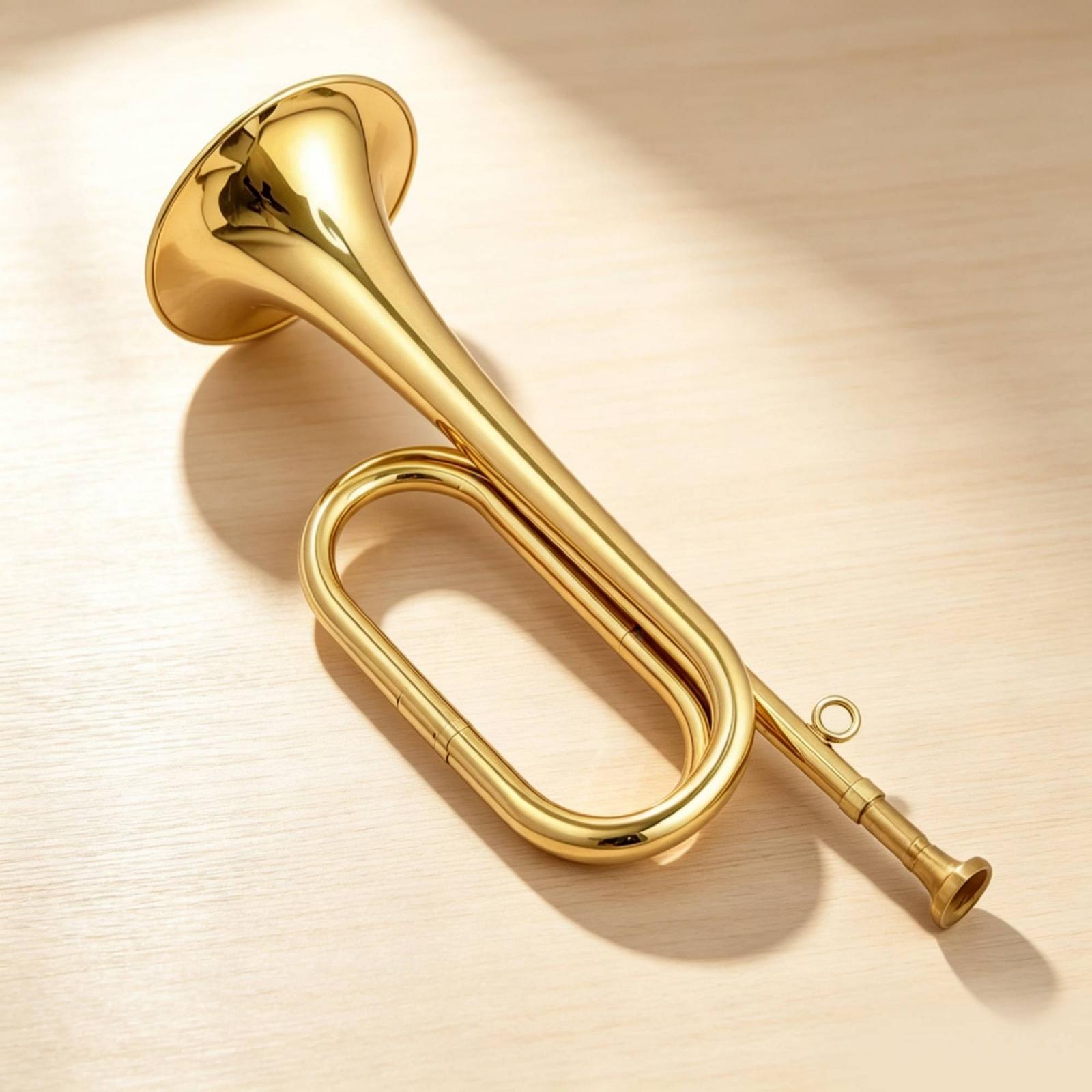 بوق نحاسي صغير للآلات الموسيقي - مراجعة Musical Instrument Bugle وسعره