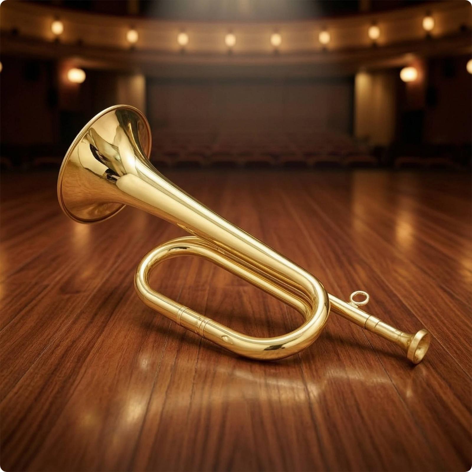 بوق نحاسي صغير للآلات الموسيقي - مراجعة Musical Instrument Bugle وسعره